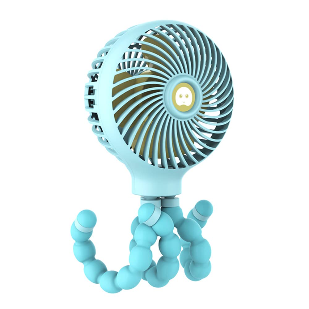 Ventilador USB silencioso de 11.2 pulgadas y trípode flexible para una refrigeración óptima