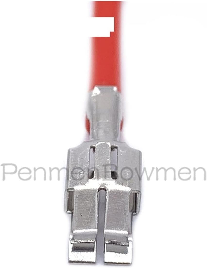 6.3MM 925612-1 Auto Crimp Terminal Electronic Connector Socket Fuse Box Wire Harness Soft Jacket Car Terminal Plug G214 (Color : 6.3MM Female, Size : 50 Pcs)
