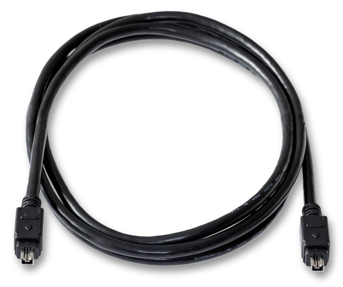 Cavo DV per videocamera digitale Sony DCR-HC27E | FireWire 4/4 poli con link, lunghezza 1,8 m