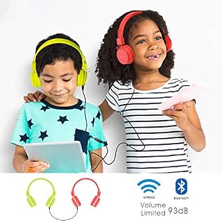 Termichy Casque Audio Enfant, Bluetooth Stéréo Pliable Écouteurs Audio, sans Fil Bluetooth Oreillettes pour Enfant… – Image 2
