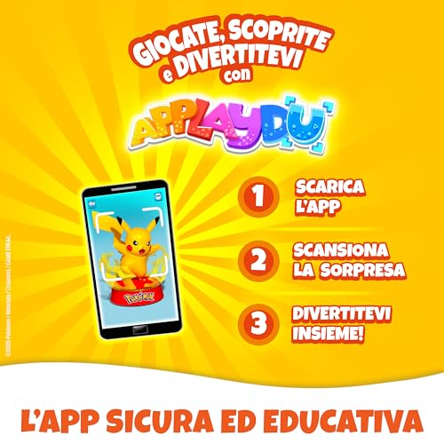 GranSorpresa Gigante Pokemon, Uovo di Pasqua 2026 di Finissimo Cioccolato al Latte con Doppia Sorpresa Pokemon, 320 g - Gadget - Immagine 5