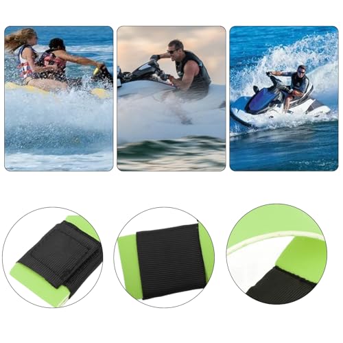 Yuecoom 1 Stück Verstellbares Schwimmendes Handgelenkband, Weiches Schwimmendes Neopren-Lanyard, Schwimmendes Armband, Boots-Kill-Switch-Handgelenkband Für Marine-Jet-Ski-Motorboote