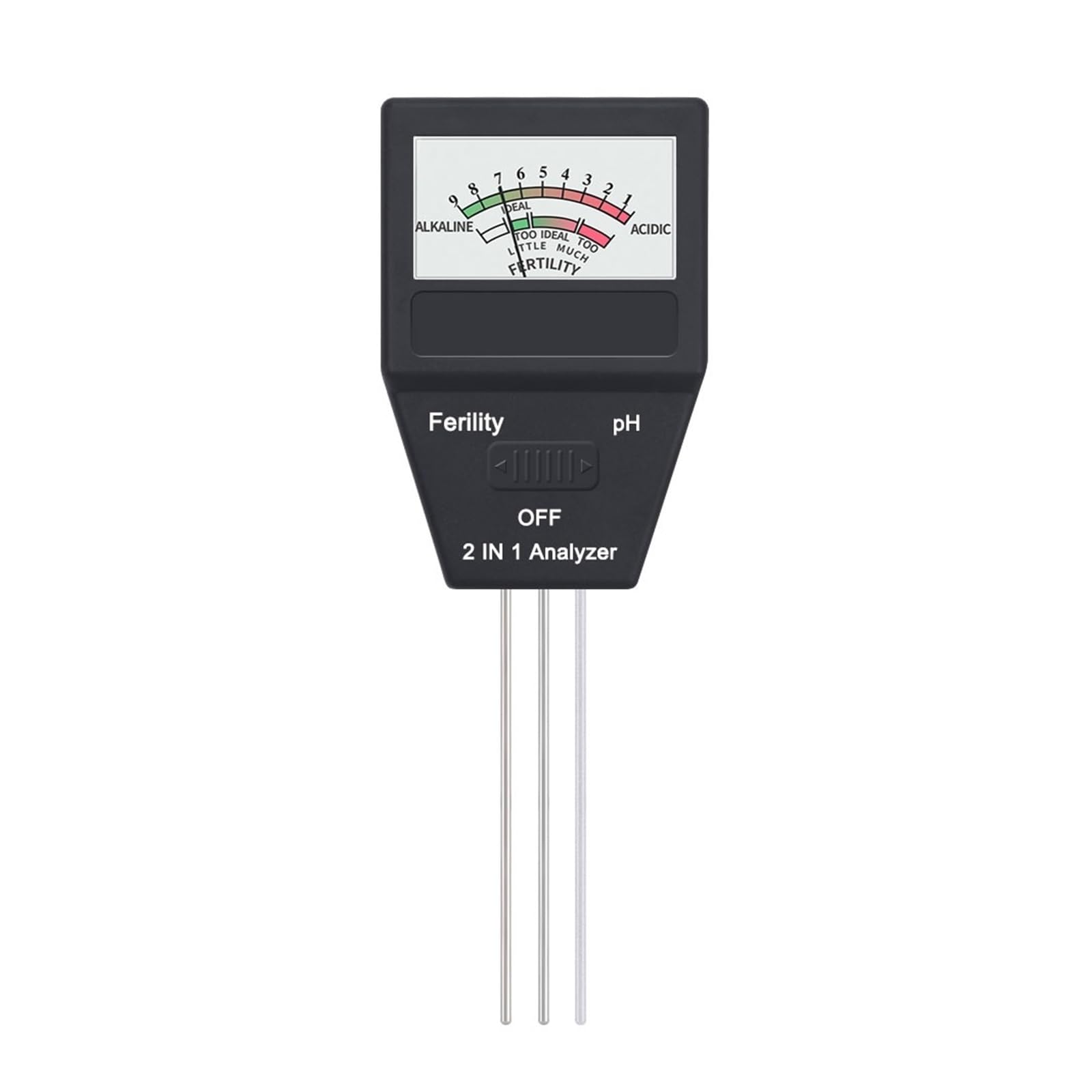 Medidor De Humedad Medidor De Suelo 2 En 1, Probador De PH Fértil For Plantas, Sensor De Humedad Del Suelo Portátil For El Hogar, Jardín, Huerto De Tierras Agrícolas(5 Pcs)