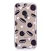 Produktbild Hülle für Apple iPhone 6 / 6S , IJIA Transparent Oreo Plätzchen TPU Handytasche Weich Silikon Handyhülle Stoßkasten Cover Schutzhülle Schale Case für Apple iPhone 6 / 6S (4.7")