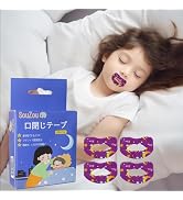 Amazon.co.jp: 口呼吸防止テープ 子供用, 鼻呼吸促進 アデノイド顔貌