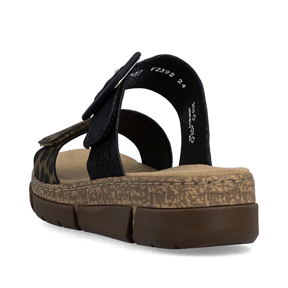 Rieker Damen Pantoletten V2392, Frauen Slipper