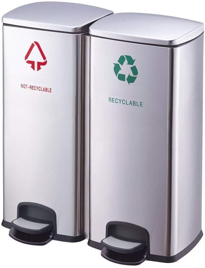 Trash Can Outdoor, Industrial Waste Container Trash Can