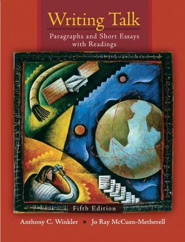 Writing Talk: Paragraphs and Short Essays with Readings (with MyWritingLab Student Access Code Card) (5th Edition)