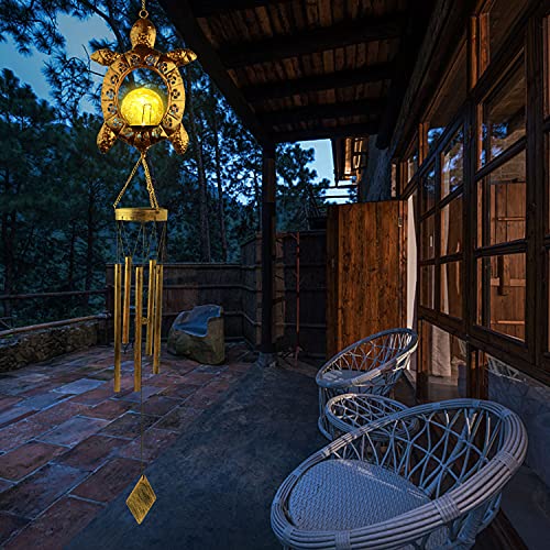 Turtle Wind Chimes Mothers Day Mom Gifts, Tortoise Turtle Chimes Gifts For Mom Gifts For Women Gifts For Grandma Birthday Gifts Turtle Gifts Turtle Decor Gardening Gifts #TOP4