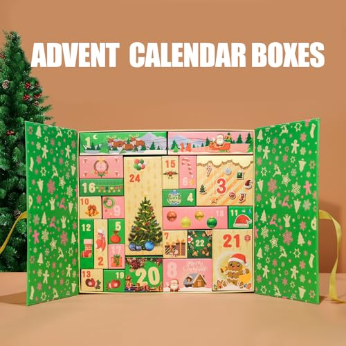 Calendrier de l'Avent vide pour une décoration de table et fenêtre de Noël