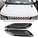 Auto Car Hood Vents, 2 Pcs Air Wing Trim Cover Car ABS Decorative Exterior Hood Air Vent Bonnet Air Vent
