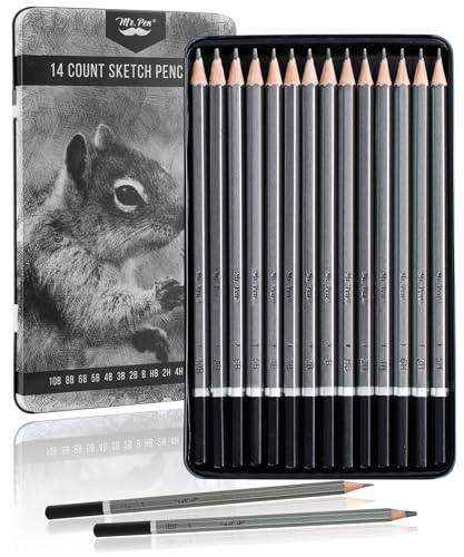 Mr. Pen- Sketch Pencils for Drawing, 14 Pack, Graphite Pencils...