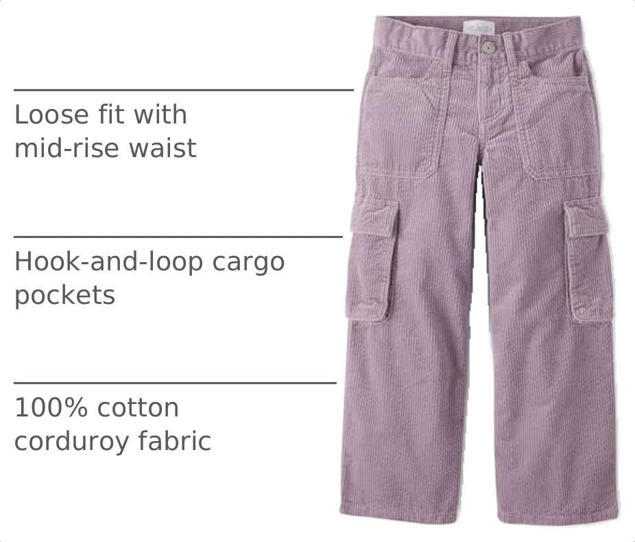 Image of The Children's Place Girls' Corduroy Pants