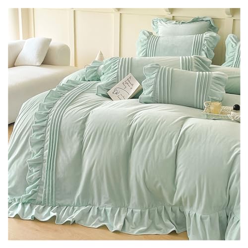 Ropa de cama suave con volantes para crear un dormitorio cálido y acogedor este año 6