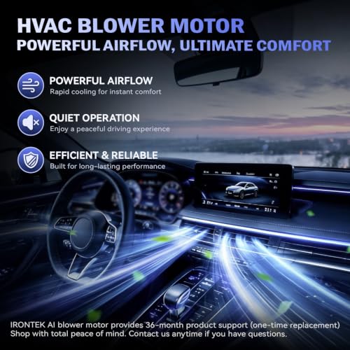 Image of IRONTEK HVAC Heater Blower Motor Fan 700214 for Scion 2016 iM 1.8L