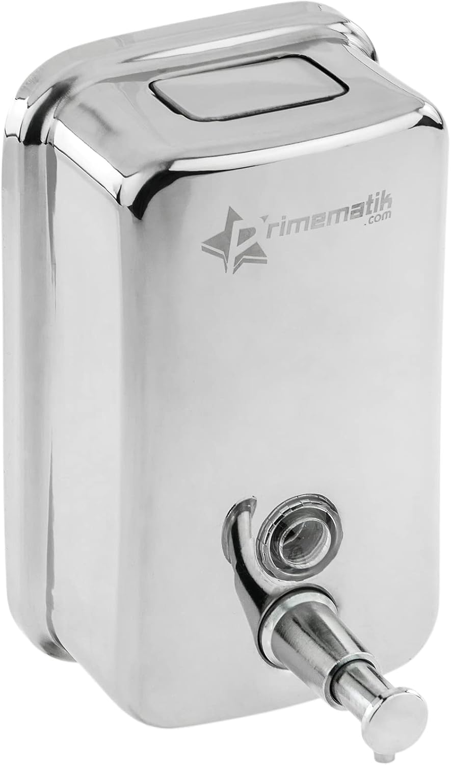 PrimeMatik Wallmounted soap dispenser in stainless steel 800ml