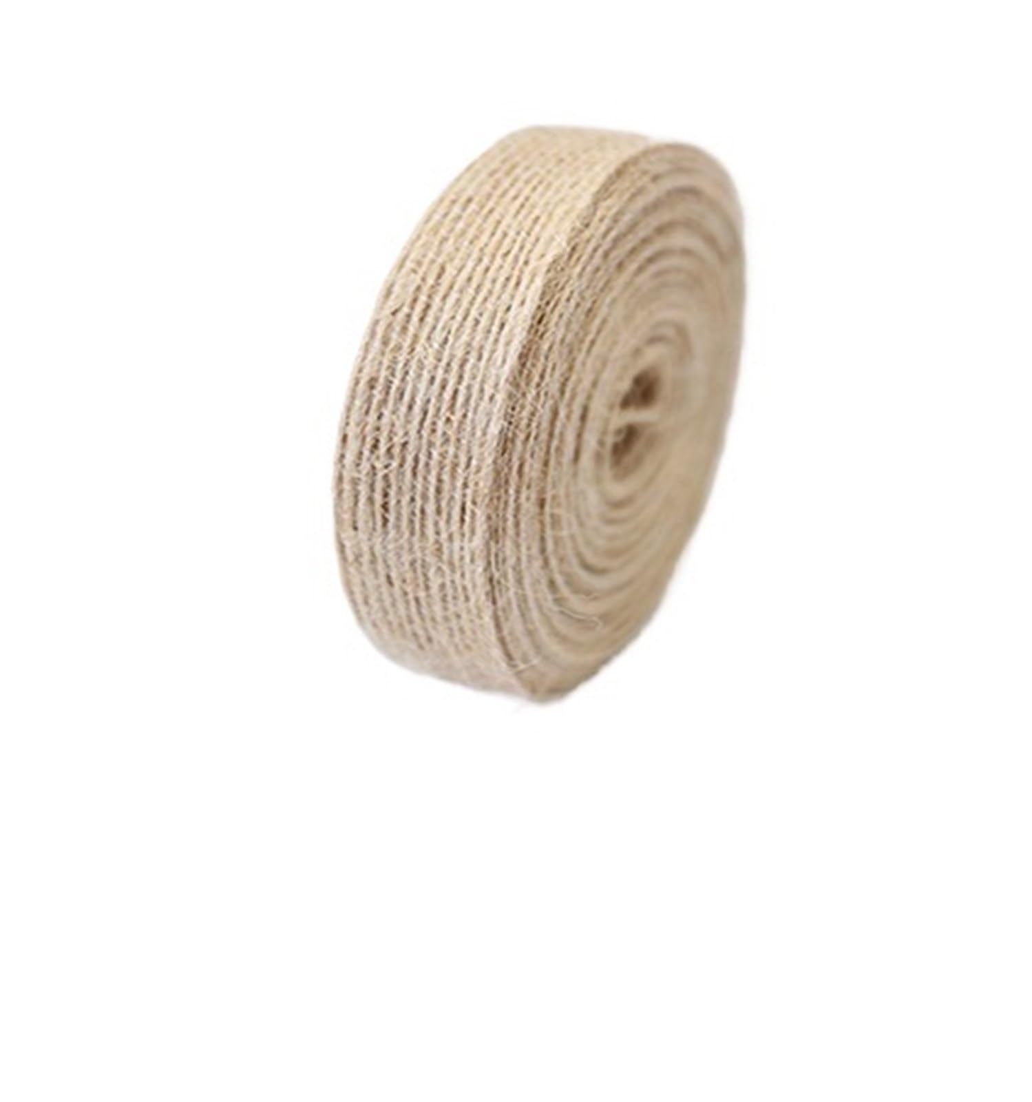 Jute Burlap Ribbon, Jute Burlap Ribbons, Ribbon Rolls 10M 1.5-3.8cm Rustic