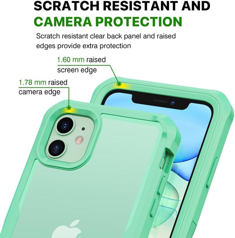 Miniatura 6 de CENHUFO Funda para iPhone 11, con protector de pantalla de privacidad de vidrio templado antiespía integrado y protector de lente de cámara de