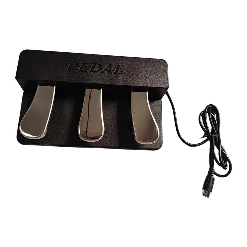 3 Unità di ricambio per pedaliera portatile professionale Accessori per strumenti musicali per pianoforti elettrici Tastiere