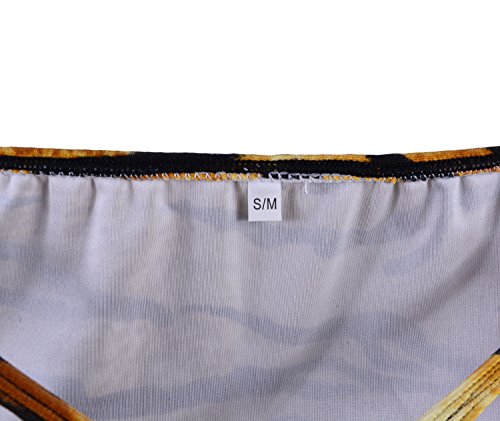 Mens String Tanga Bulge Pouch Bikini Tiger WSS263