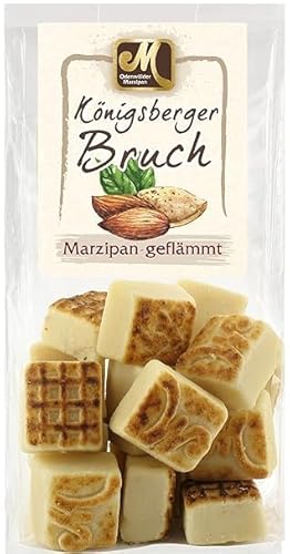 Odenwälder Marzipan – Königsberger Bruch geflämmt – 250g – Edle Marzipanspezialität – Süßigkeit & Geschenkidee – inkl. Naschwerk® Sticker