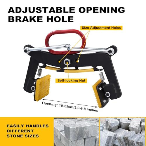 Lifting Clamps Vertical Stone Clamps, Granite Slab Lifting Clamps, 573 Lbs Granite Slab Lifting Clamp For Carrying And Vertical Transport Of Marble Concrete Blocks Slate Sheets Curb Stones