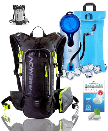 FREEMOVE 3-in-1 Hydration Water Backpack with 2L Bladder