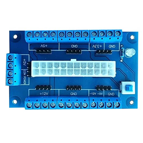MonkeyJack 24/20-pin ATX DC Power Supply Breakout Board Module