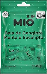 Bala de Gengibre Menta e Eucalipto Mió 40g