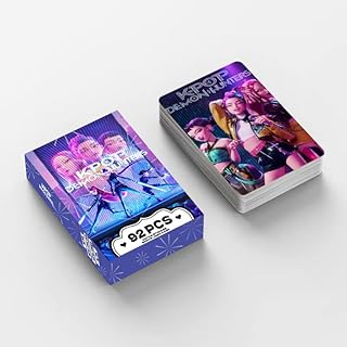 Comprar Juego de 92 tarjetas fotográficas Kpop Hunter Hunter, juego de tarjetas fotográficas Huntrix, juego de tarjetas fotográficas, regalos de cumpleaños, mini tarjeta de fotos Huntrix, Kpop Hunter