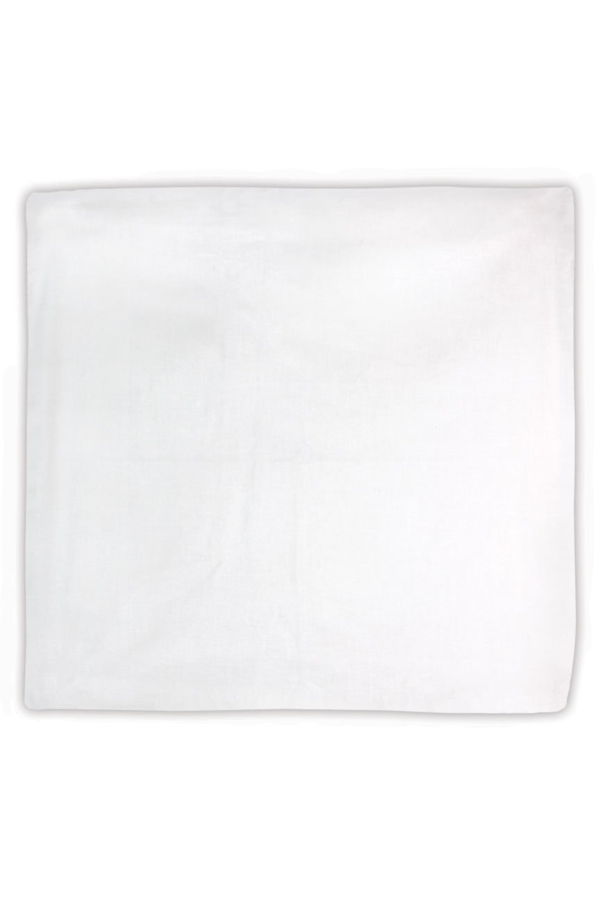 Sunshine Joy Plain White Bandana PFD 22x22 Inches