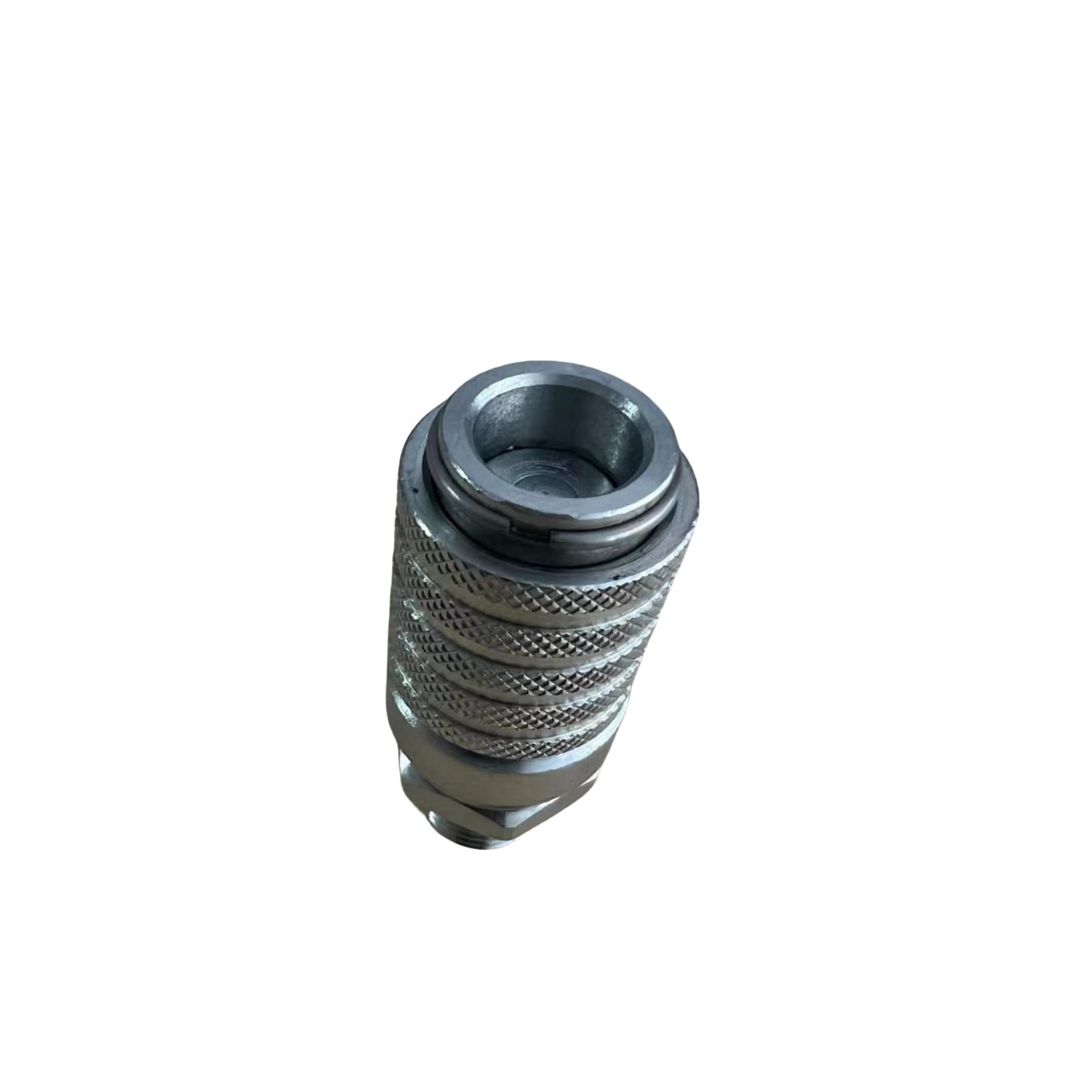 Seria PD243 PK Style Steel Test Port i sprzęt diagnostyczny Szybkozłączka z gwintem męskim 1/20.3 cm Rozmiar ciała, 1/10.2 cm-18 Rozmiar gwintu NPTF, długość 5.7 cm - Heavy Duty