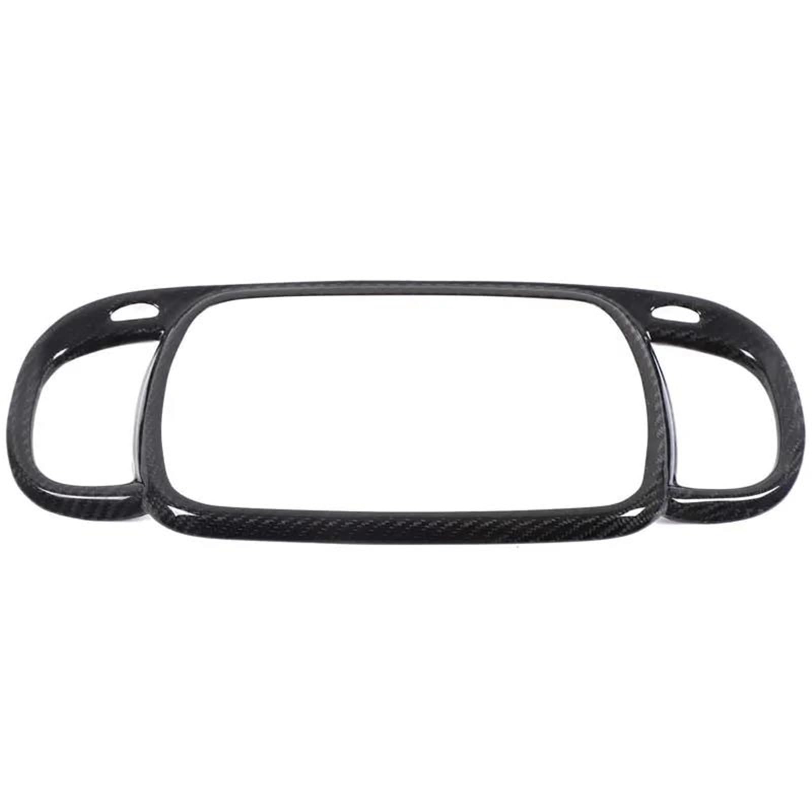 for Fiat 500 2016-2024 Central Control Air Outlet Frame Interior Modification Sticker Real Carbon Fiber WEFOLCC