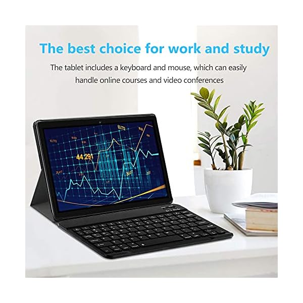 Tablet 10.1 inch - LNMBBS Octa-Core, Android10 Tablet, 4GBRAM,64GBROM, Google GMS Certified, 1.6GHz Processor, 128GB Expandable, Wi-Fi, Bluetooth, GPS, Metal Body - Gray