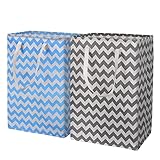 Seebel 2-Pack Laundry Hamper 75L Collapsible Large Luandry Baskets with Easy Carry Handles Freestand