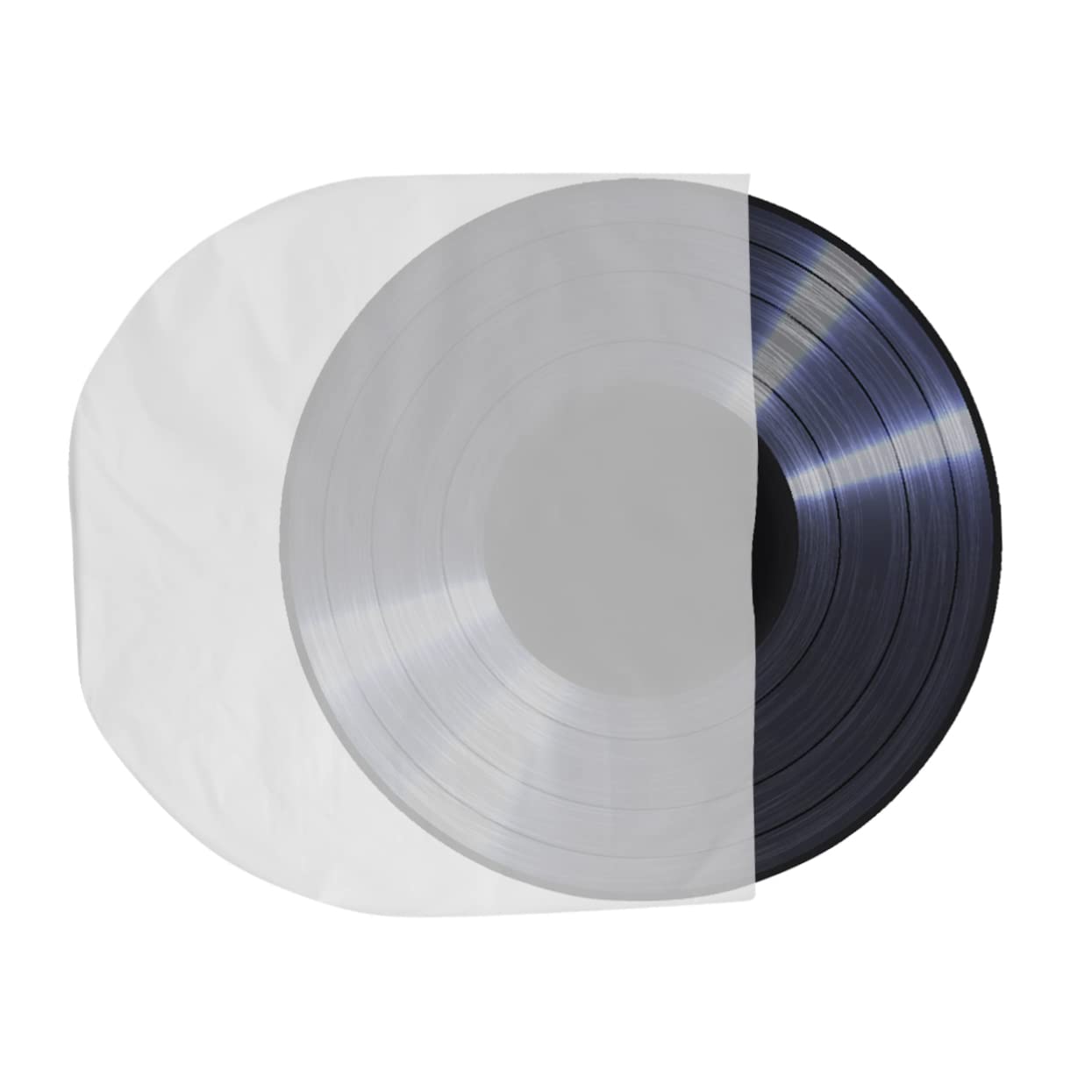 50 Pezzi Buste Protettive CD Trasparenti Confezione Sacchetti Interni Antistatici per CD Resistenti e Durevoli per Protezione Ottimale e Uso Prolungato