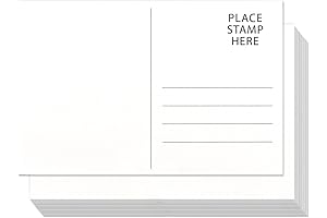 100 Pack Watercolor Postcards 4x6 Blank Postcards, 140lb/300gsm Postcards for Painting, DIY...