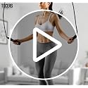 Image of Skipping Rope for Men, Women & Kids, Adjustable Jump Rope with Ball Bearings, Tangel-Free Speed Jump Rope & Anti-Slip Foam Handles for Gym, Exercise, Weight Loss, Fitness Workout & Endurance Training