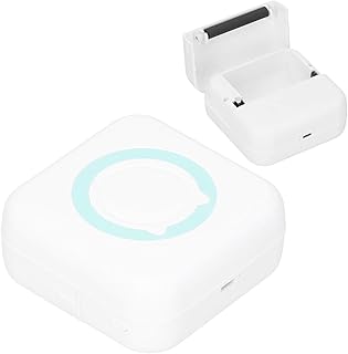 Goshyda Mini Printer, Thermal Portable Wireless Bluetooth Label Wrong Question Printing 200dpi, for Print Photos, Labels, Messages, Lists, Web Page Printing(green)