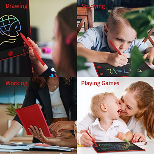 Orsen LCD Writing Tablet, Toys for 3-6 Year Old Kids, 8.5-inch Colorful Doodle Board Drawing Tablet, Kids Gifts Toys for 3 4 5 6 7 Year Old Girls Boys(Red) - Thumbnail 6