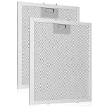 Maridergo 2 Pack 5-Layer Aluminium Cooker Hood Filter, 320x260mm, Modern Style, Compatible with Many Leading Range Hoods