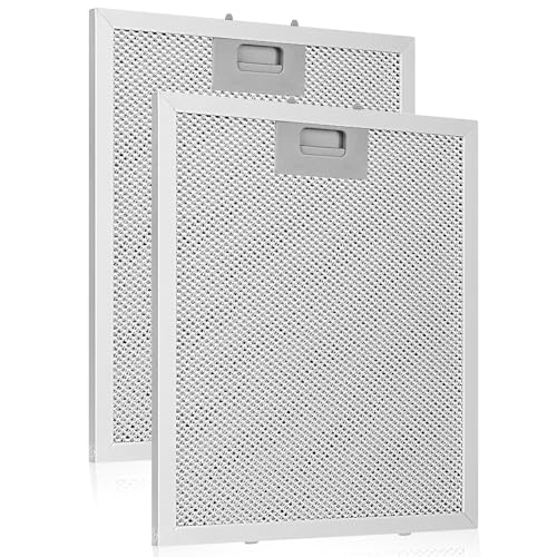 Maridergo 2 Pack 5-Layer Aluminium Cooker Hood Filter 320x260mm Modern Style Compatible with Many Leading Range Hoods