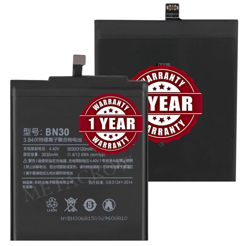 Image of Original BN30 Battery Compatible with Xiaomi Redmi 4A - (3120mAh) - 1 Year Warranty BC45