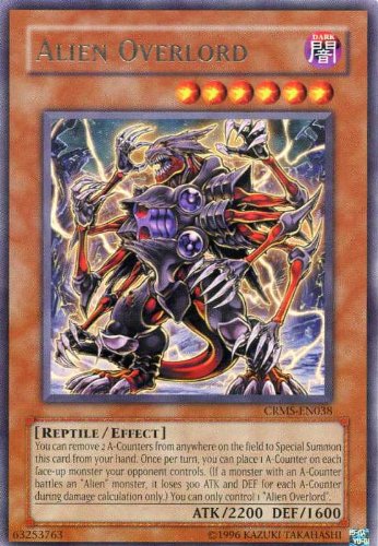 Amazon.com: Yu-Gi-Oh! - Alien Overlord (CRMS-EN038) - Crimson
