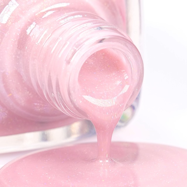 Amazon.com : ILNP Daisy Jane - Baby Pink Holographic Nail