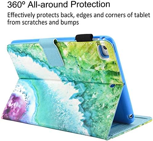 All-New HD 8 2020 Tablet Case, HD 8 Plus 2020 Case, JZCreater Folio PU Leather Smart Case Cover with Auto Wake/Sleep （Not Fit HD 8 Old Versions Prior to 2018）, Coral