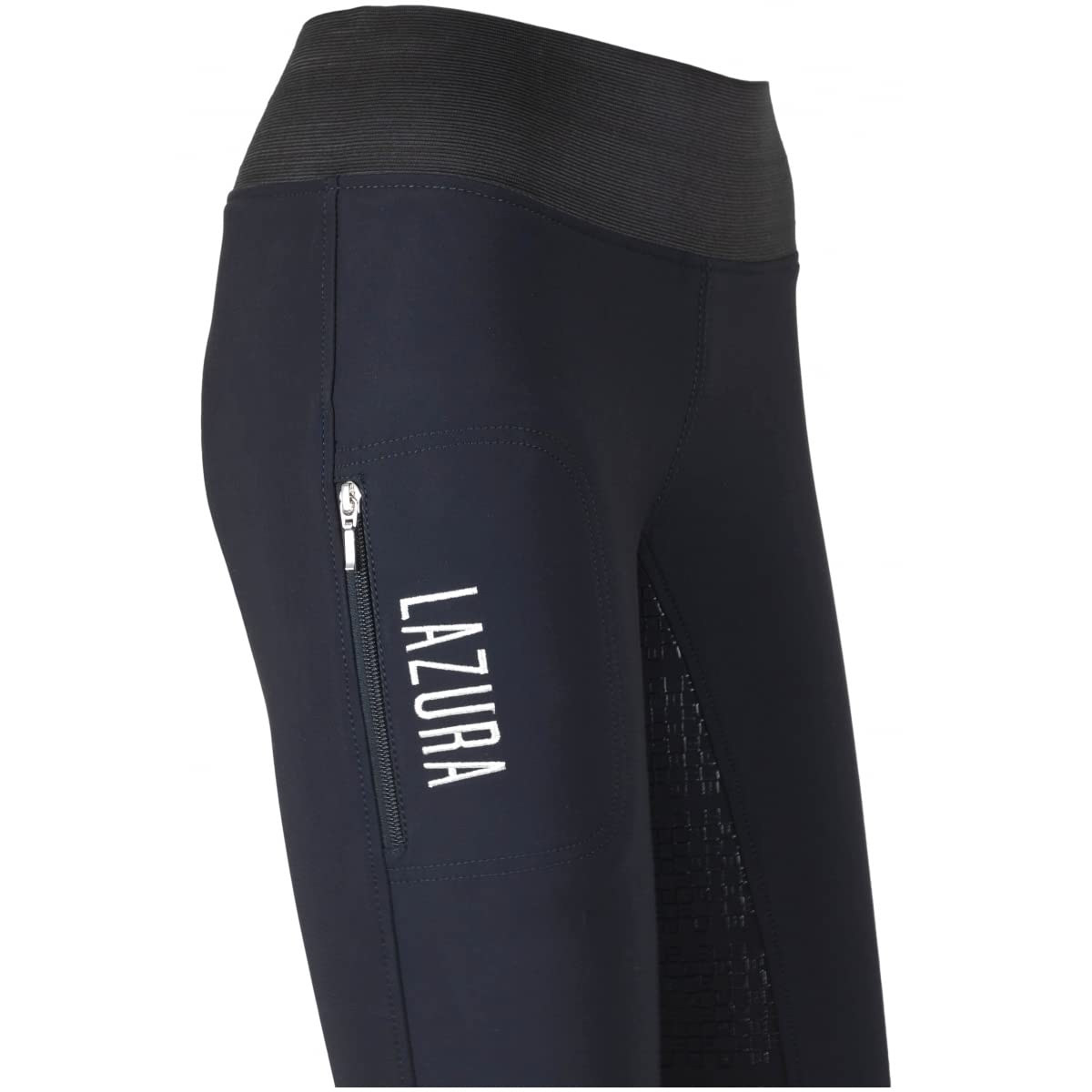Lazura - Winter-Reitleggings für Damen Emma – Schwarz – Gr. 36-44