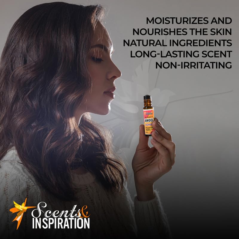 Miniatura 5 de Scents & Inspiration Aceite de perfume roll-on  Nuestra versión de flor de cerezo japonés  Fragancias para mujer  Sin alcohol  Tamaño de viaje