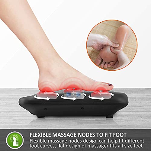 Snailax Shiatsu Neck Massager Foot Massager Bundle | Back Massager With Heat, Deep Kneading Electric Massage Pillow For Neck, Back, Shoulder,Foot Body Pain Relief #TOP7