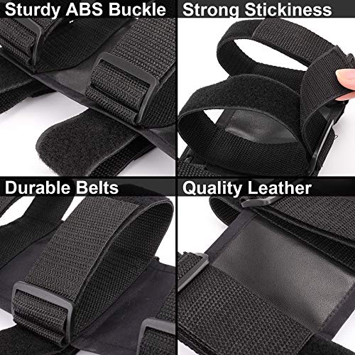 Jeep Wrangler Roll Bar Fire Extinguisher Mount Holder Adjustable Fire Extinguisher Holder Auto Interior Accessories for JK JKU JL TJ CJ - Jeep Lover Gifts (Without Extinguisher) - Black